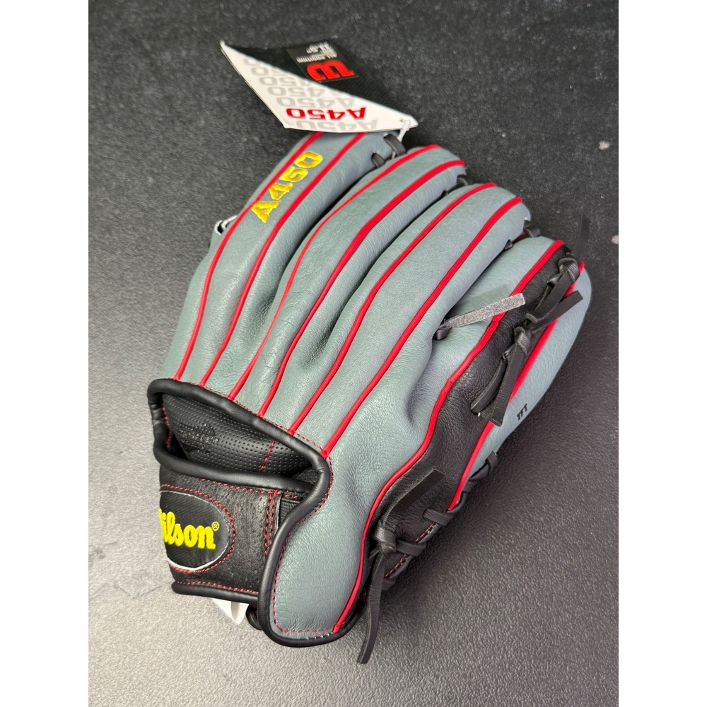 Wilson A450 Baseball Glove Youth 11.5" Grey New Pigskin Leather All Position